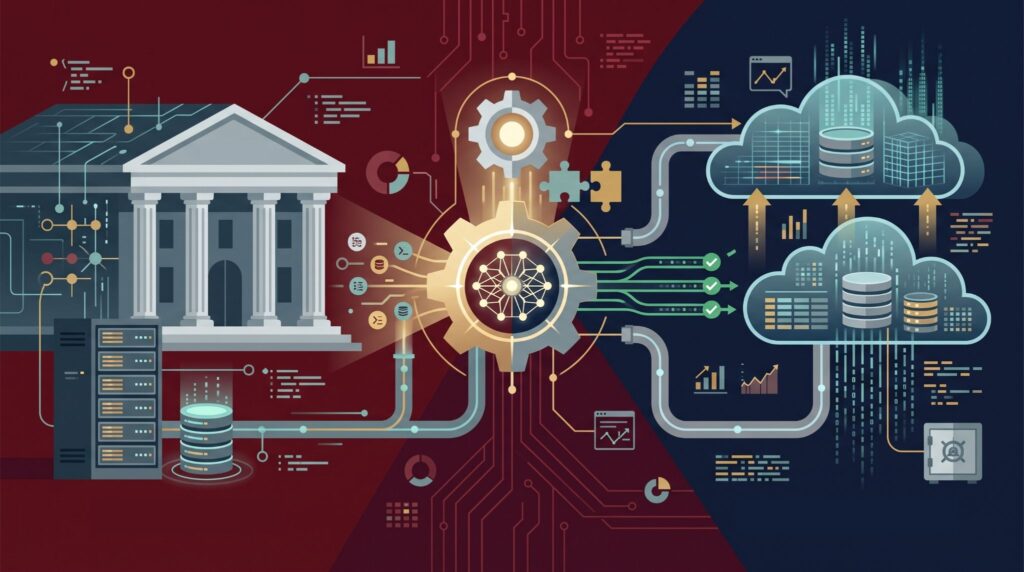AI data readiness in banking — reconciling data definitions between on-premises and cloud data warehouse